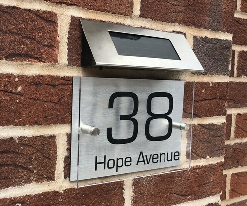 House number plaques - house,