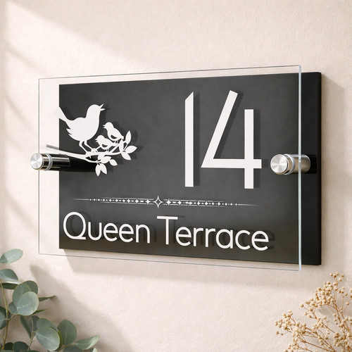 House number plaques - number,