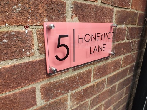 House number plaques - house,