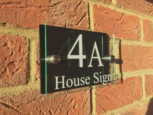 House number plaques - number,