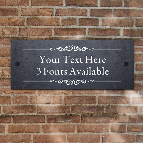 Personalised natural slate - natural,