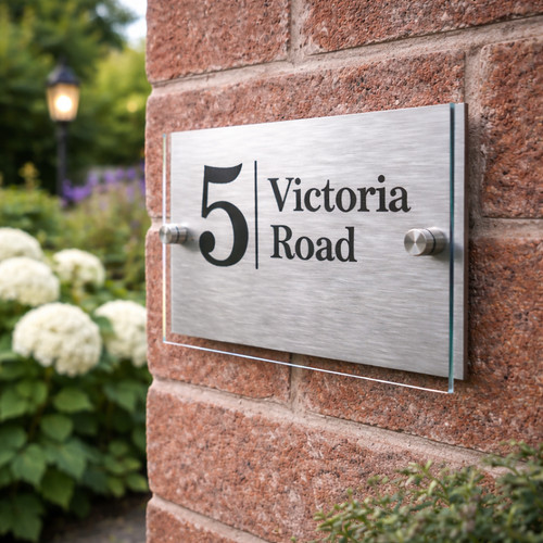 House number plaques - house,