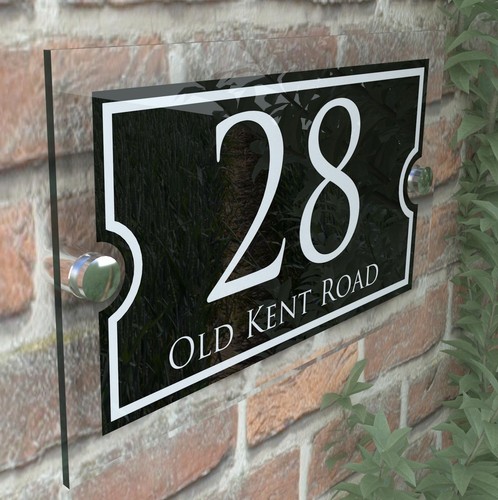 Modern house signs plaques - house,