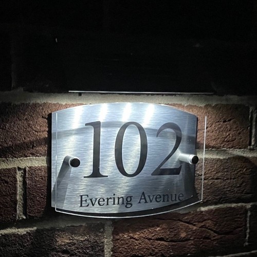 House number plaques - number,