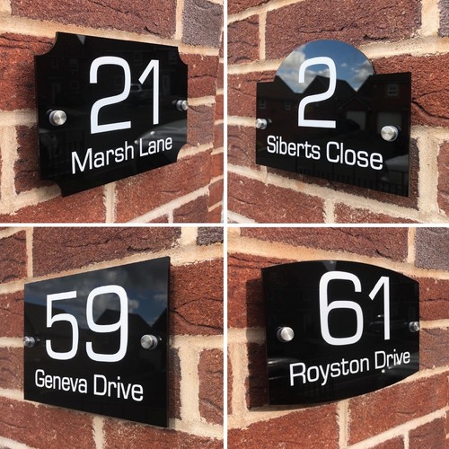 House number plaques door - house,