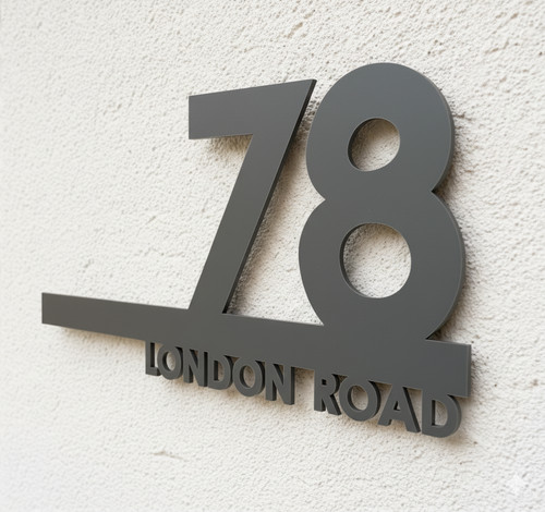 House number plaques door sign - number,