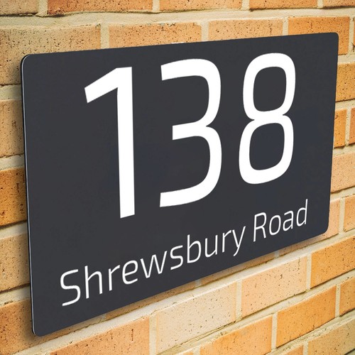 House number plaques - house,