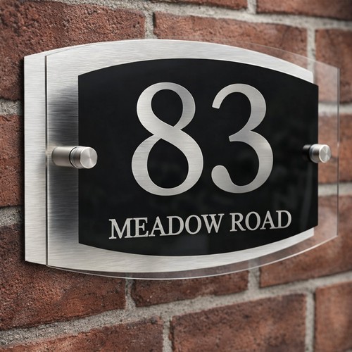 House number plaques - house,
