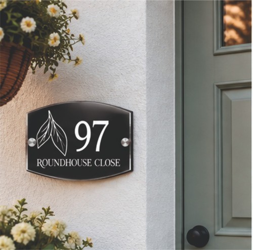 House number plaques - number,