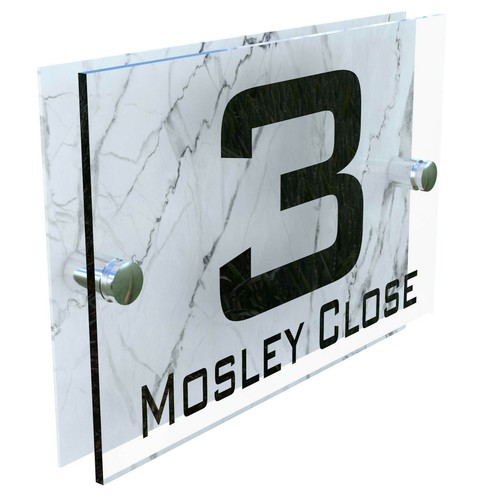 House number plaques - number,