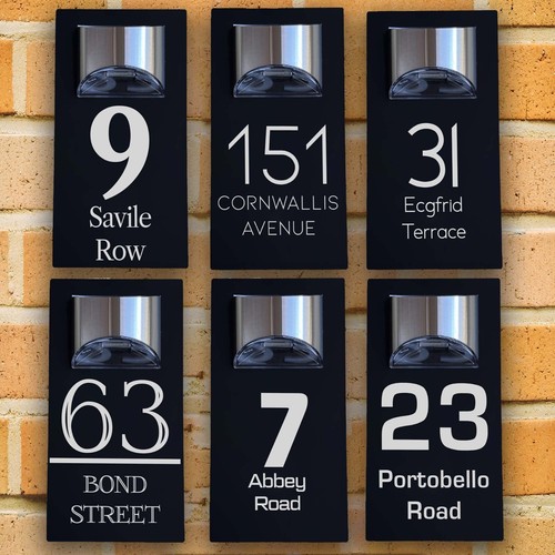 House number plaques led - plaques,