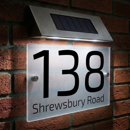 House number plaques - number,