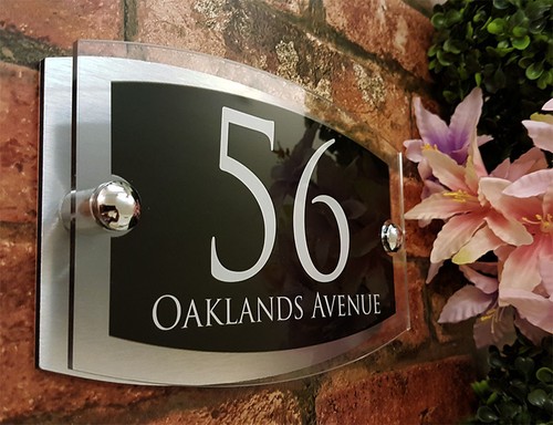 Contemporary house signs - contemporary,