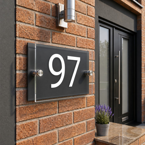 House number plaques - number,