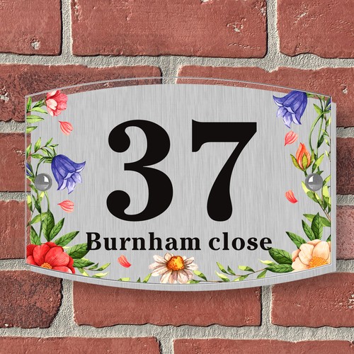 Personalised house sign - house,