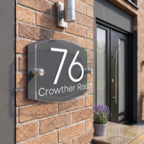 Contemporary house signs - contemporary,